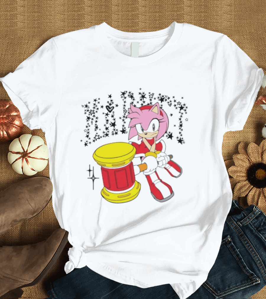 TiaCorine X Hedgehog Amy Rose Collaboration T-Shirt