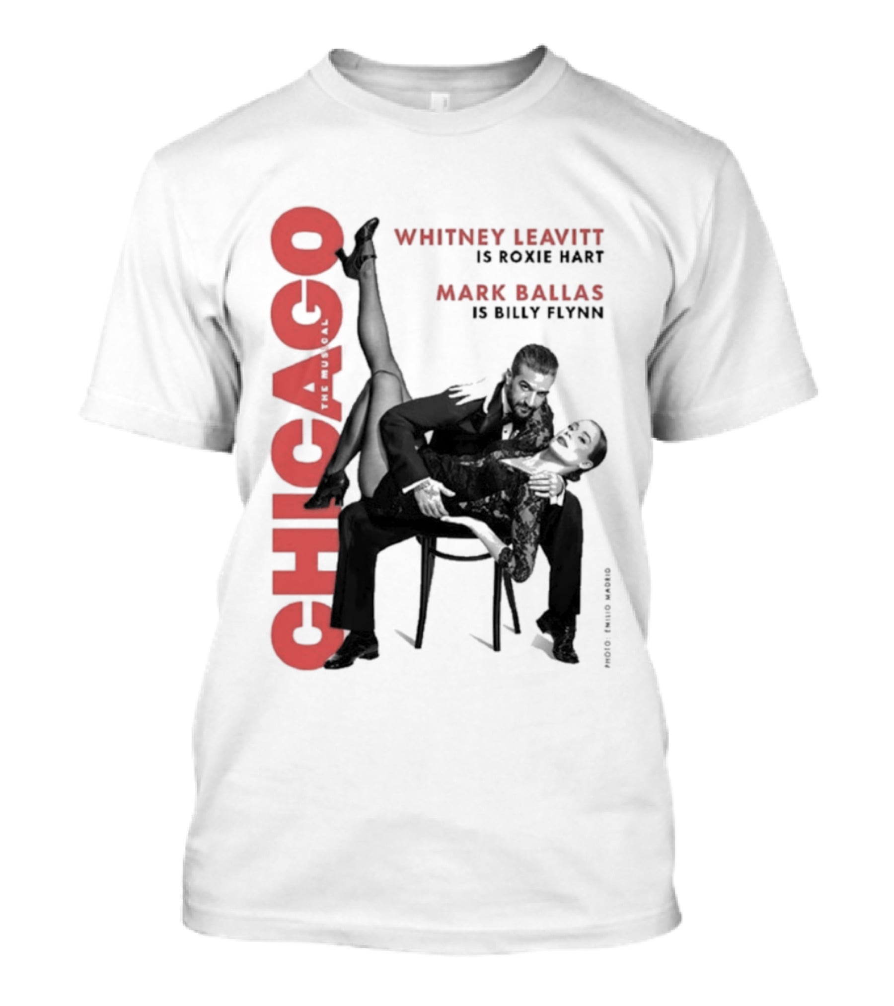 Chicago Whitney Leavitt Roxie Hart Mark Ballas Billy Flynn Emilio Madrid Photo T-Shirt