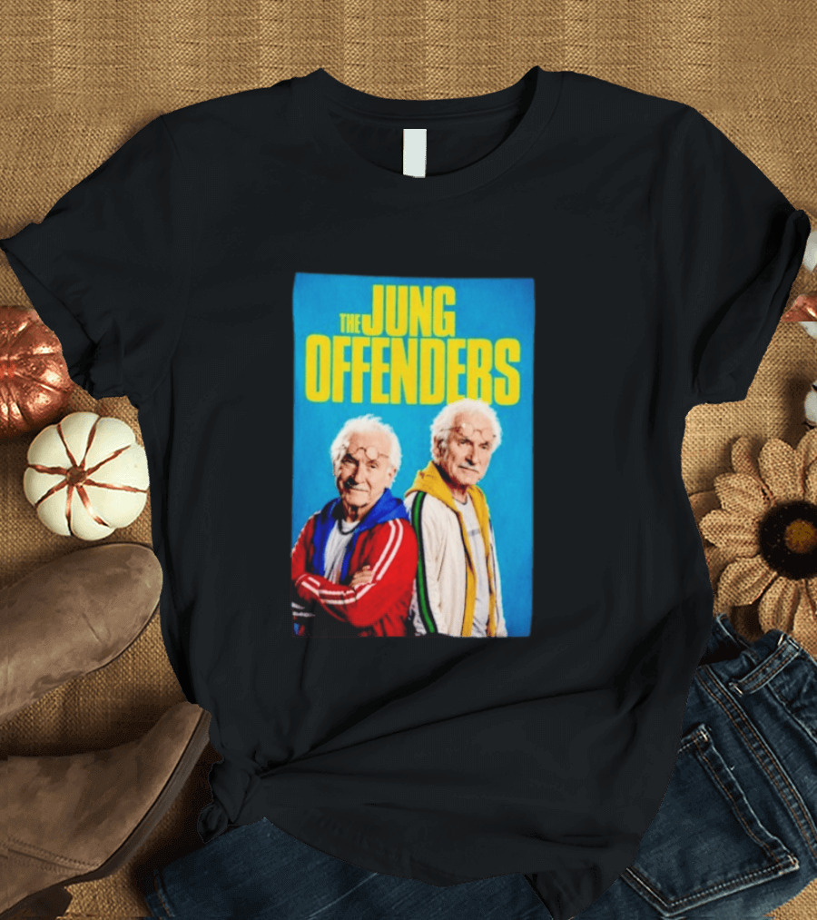 The Jung Offenders Comedy Duo Vintage Look T-Shirt