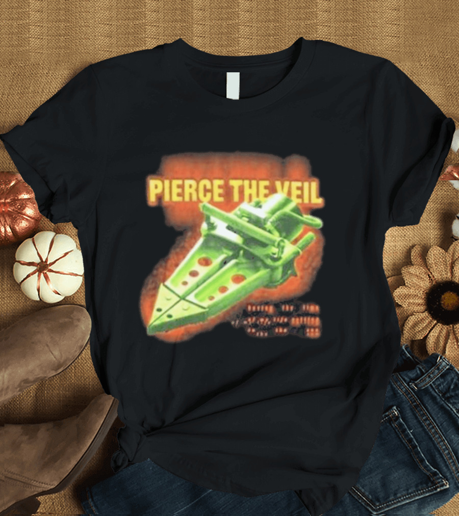 Pierce The Veil Jaws Movie Art Cover T-Shirt