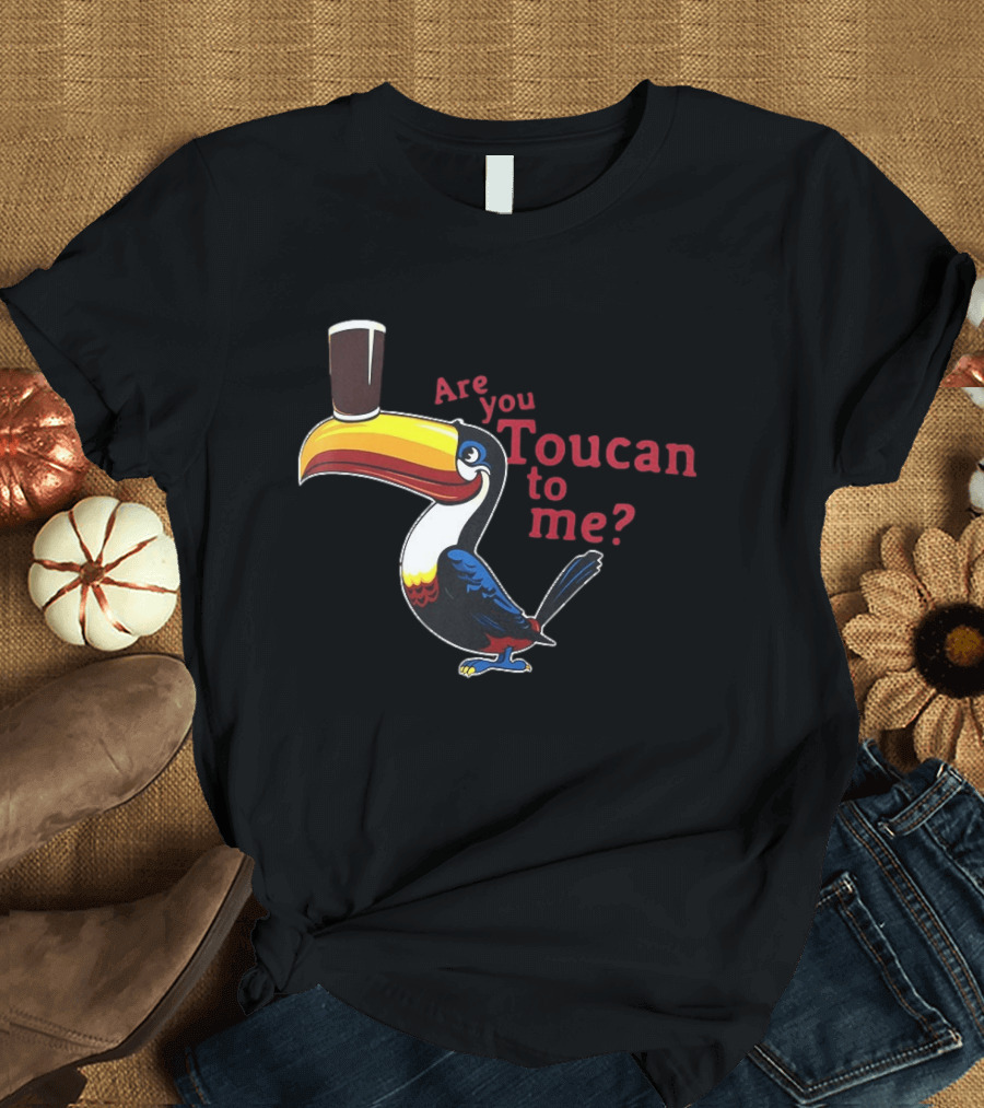 Are You Toucan To Me Guinness Toucan Balancing Pint T-Shirt