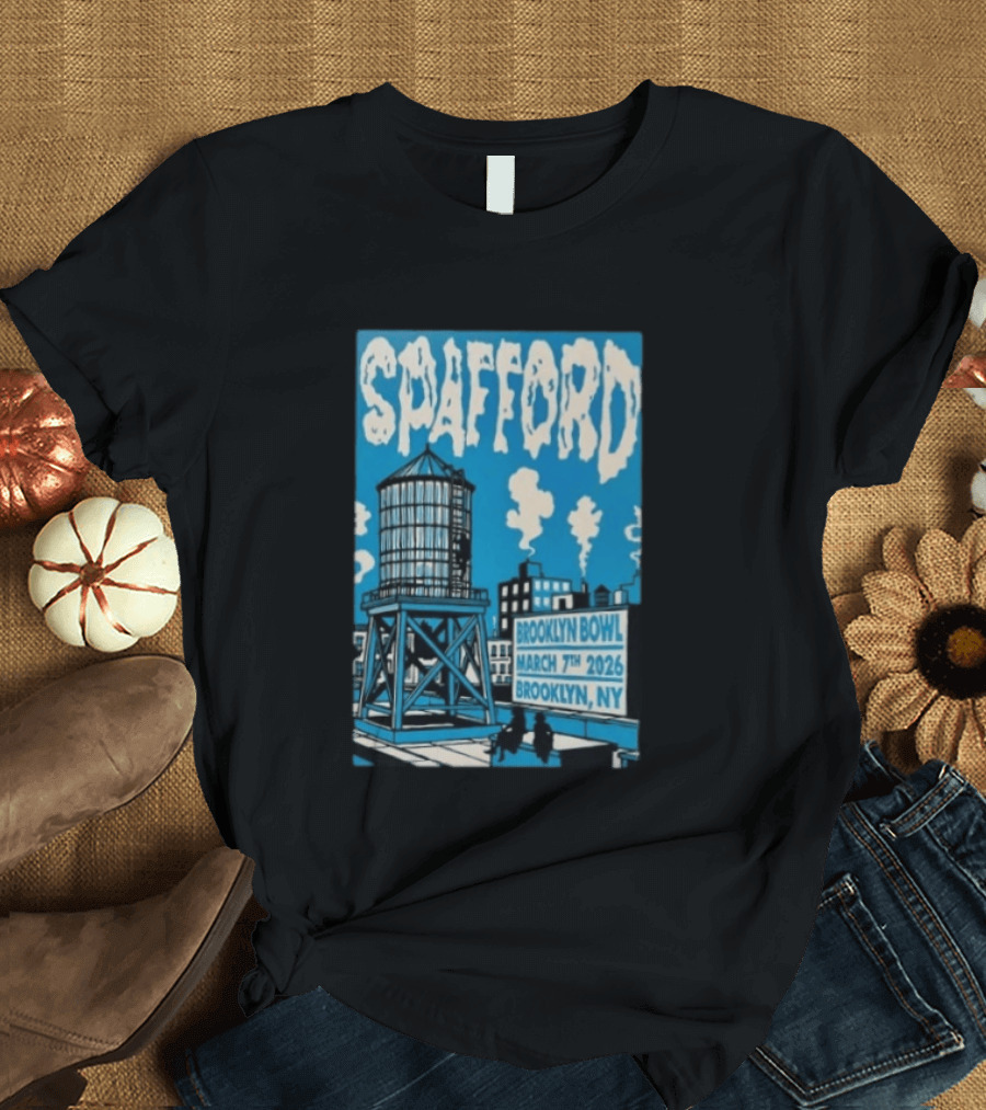 Spafford Brooklyn Bowl March 7th 2026 Brooklyn NY T-Shirt