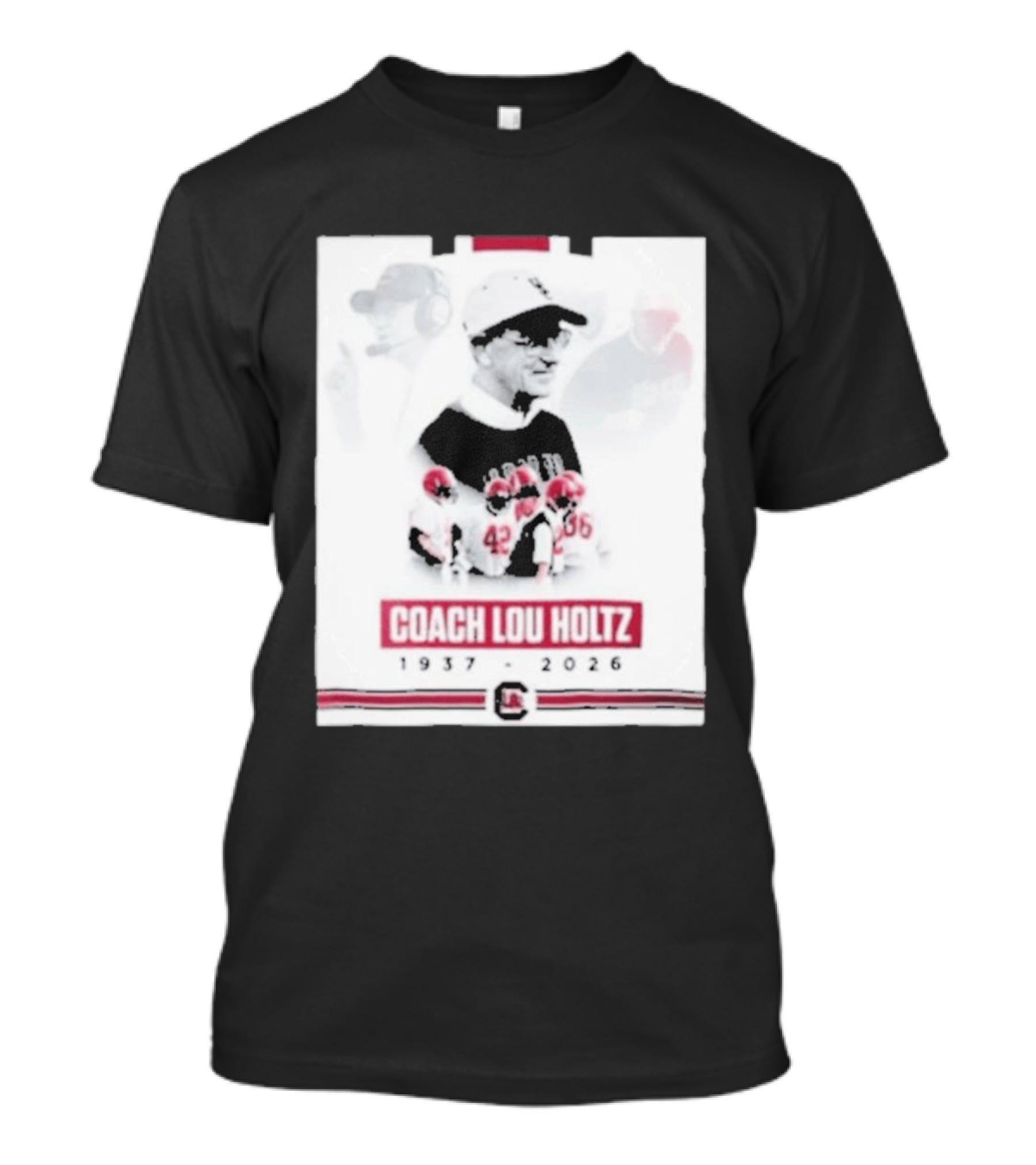 Coach Lou Holtz 1937 2026 Memorial South Carolina Football T-Shirt