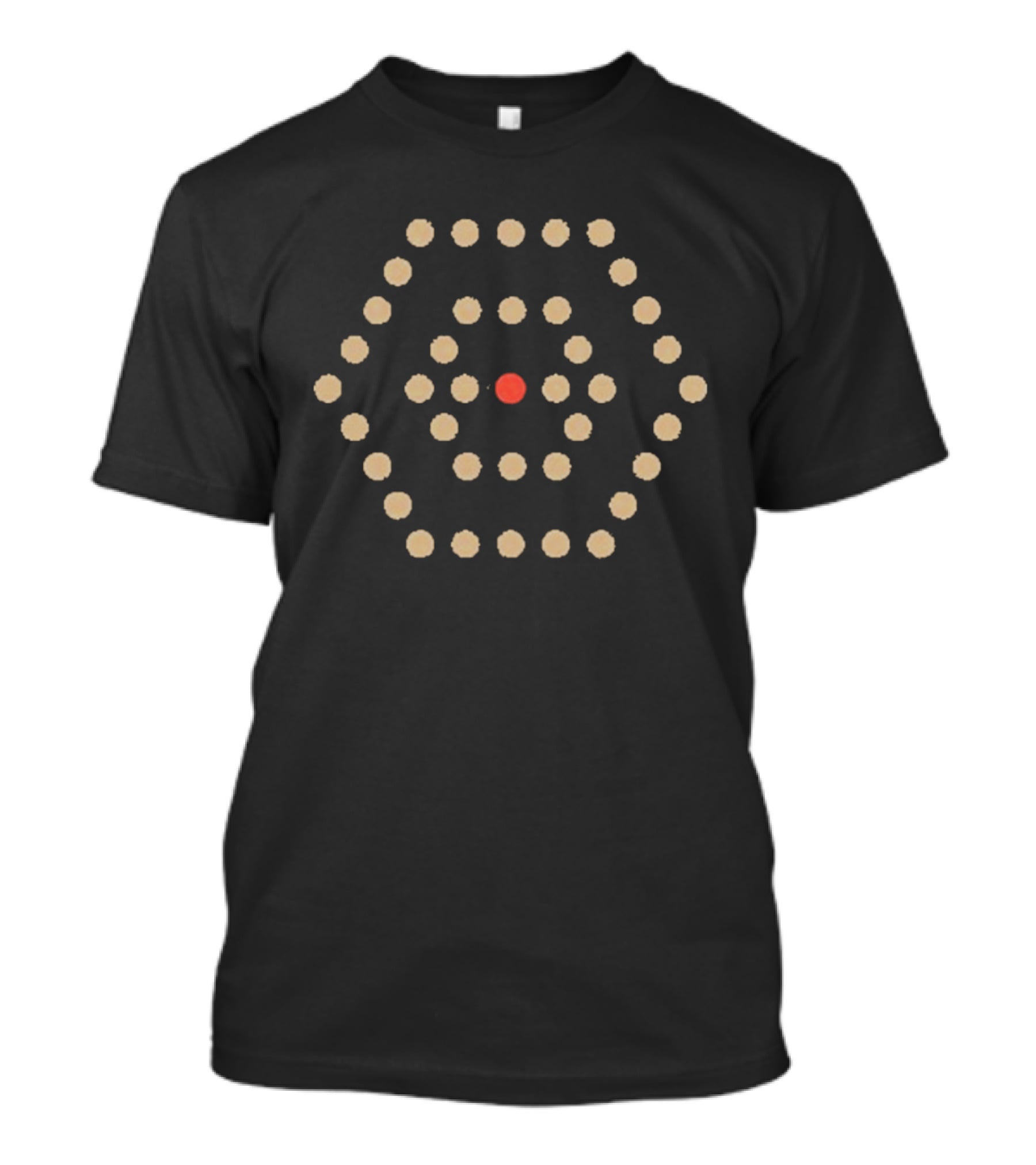 Palms Thrice Album Circular Pattern With Red Center T-Shirt