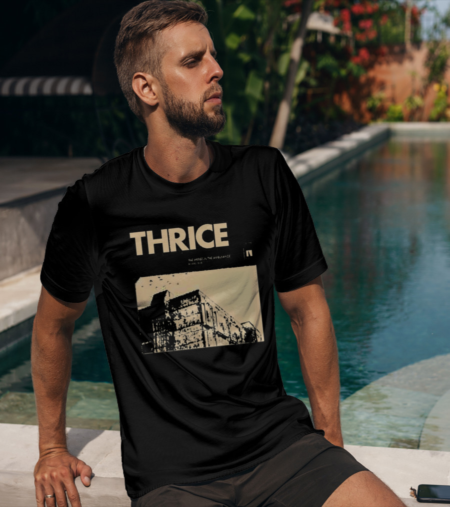 Thrice The Artist In The Ambulance Album Cover Art Building T-Shirt