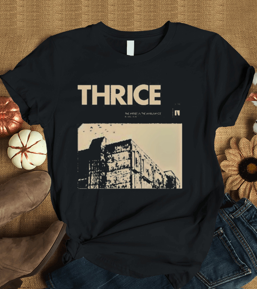 Thrice The Artist In The Ambulance Album Cover Art Building T-Shirt