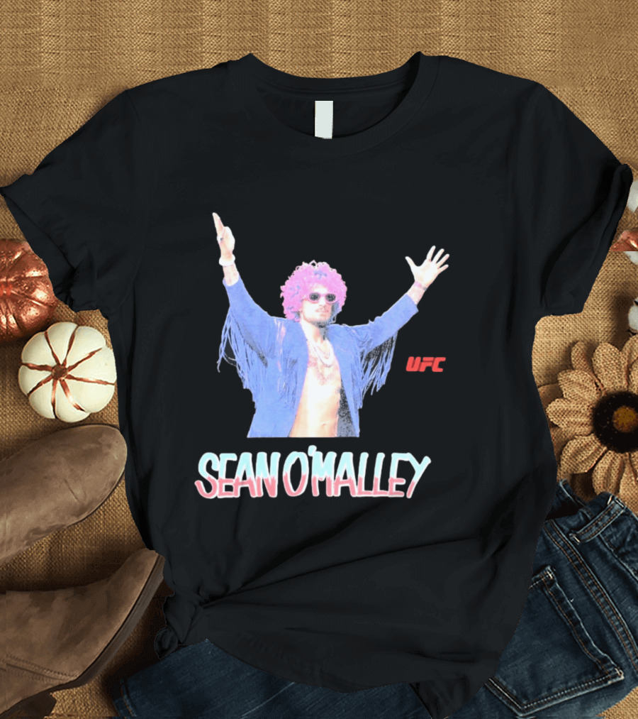 Wacko Maria UFC Sean O'Malley Pink Hair Fringe Jacket T-Shirt