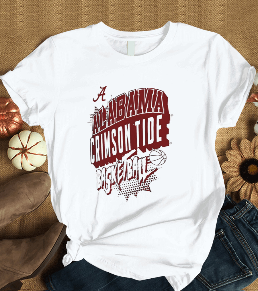 Alabama Crimson Tide Basketball NCAA Team Sports Fan T-Shirt