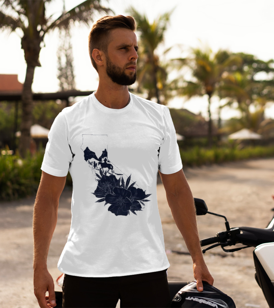 Crooks & Castles Califas California Script Floral T-Shirt