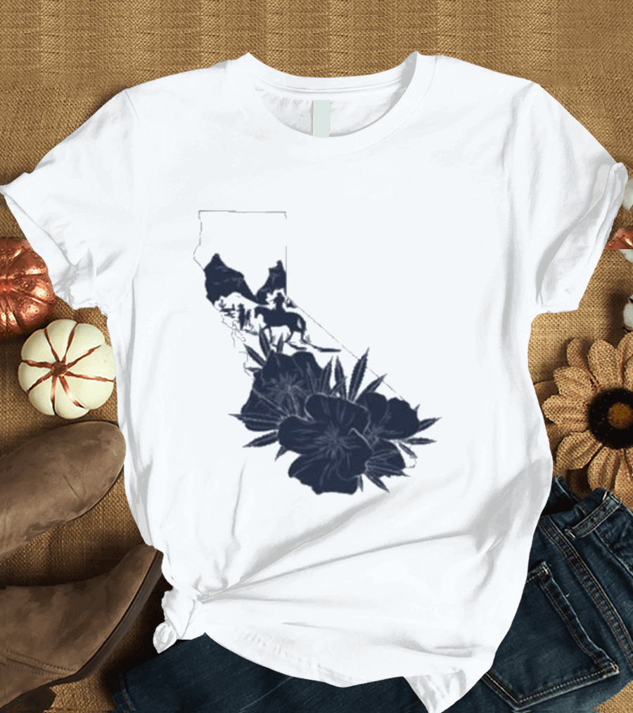 Crooks & Castles Califas California Script Floral T-Shirt