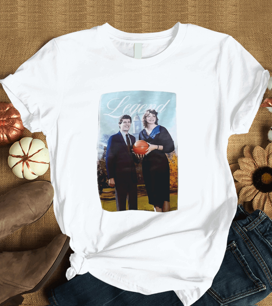 UConn Big East Legend Peggy Myers Basketball Custom T-Shirt