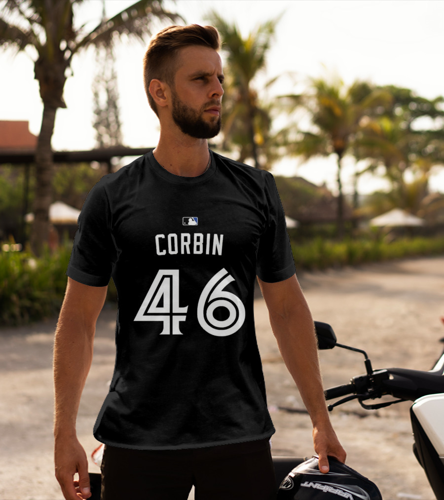 Corbin 46 MLB Toronto Blue Jays Number 46 T-Shirt