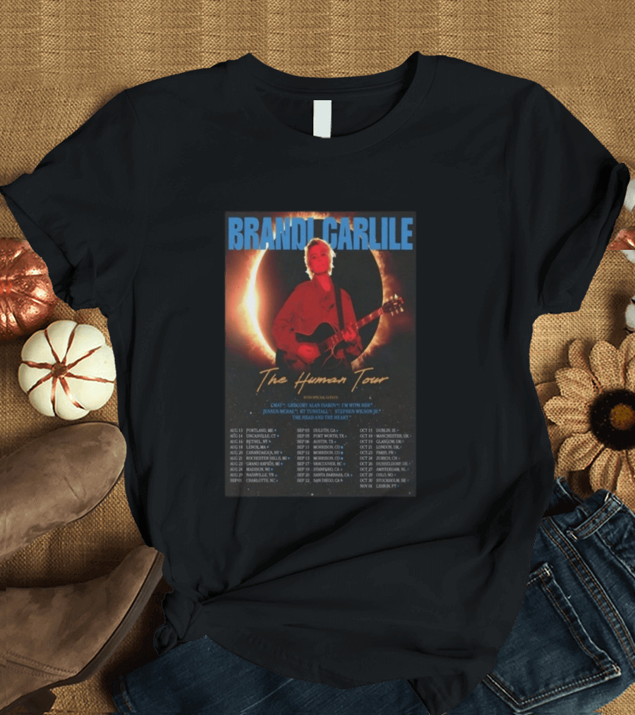 BRANDI CARLILE The Human Tour 2026 Concert Dates And Special Guests T-Shirt