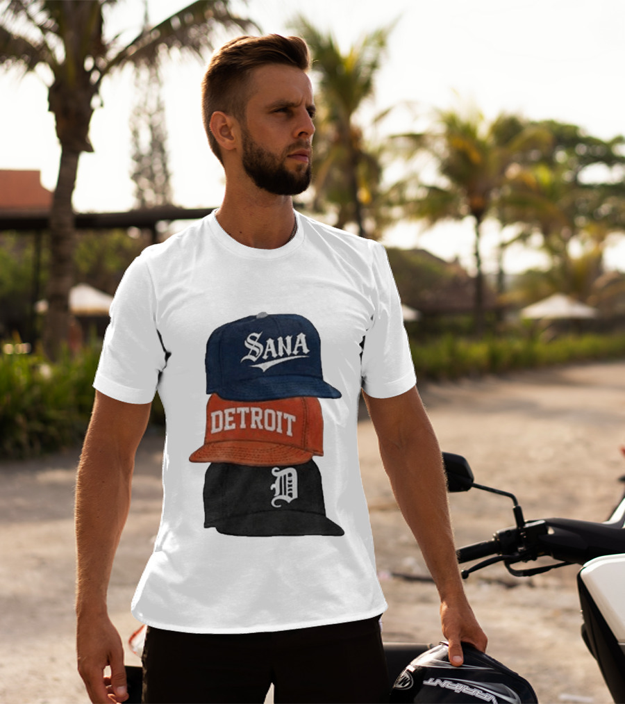 Sana Detroit Vintage Baseball Cap Collection D T-Shirt