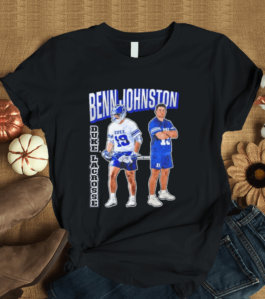 Benn Johnston Duke Lacrosse Player 19 Blue Devils T-Shirt