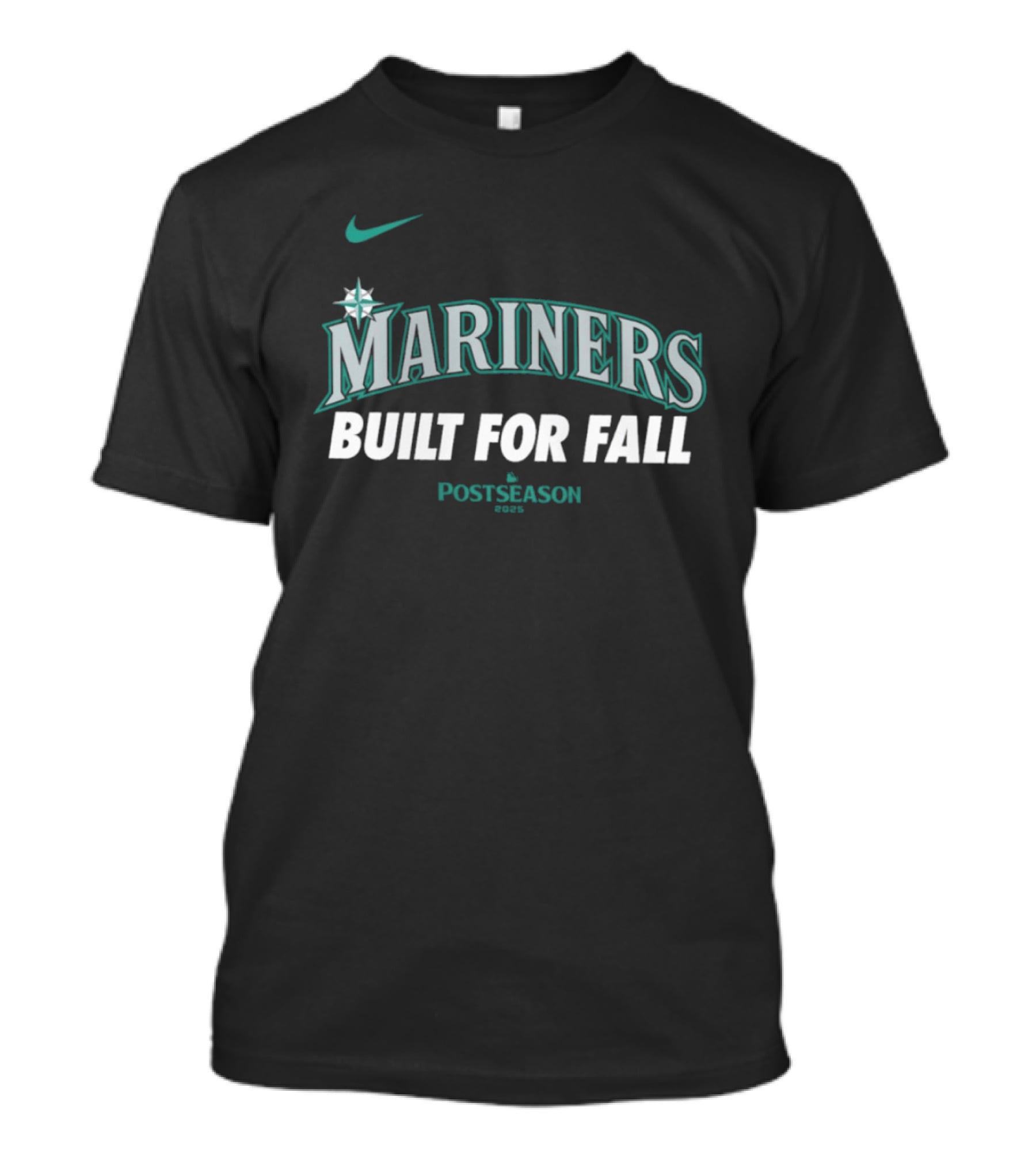 Mariners 2025 MLB Postseason Built For Fall Nike Sports T-Shirt