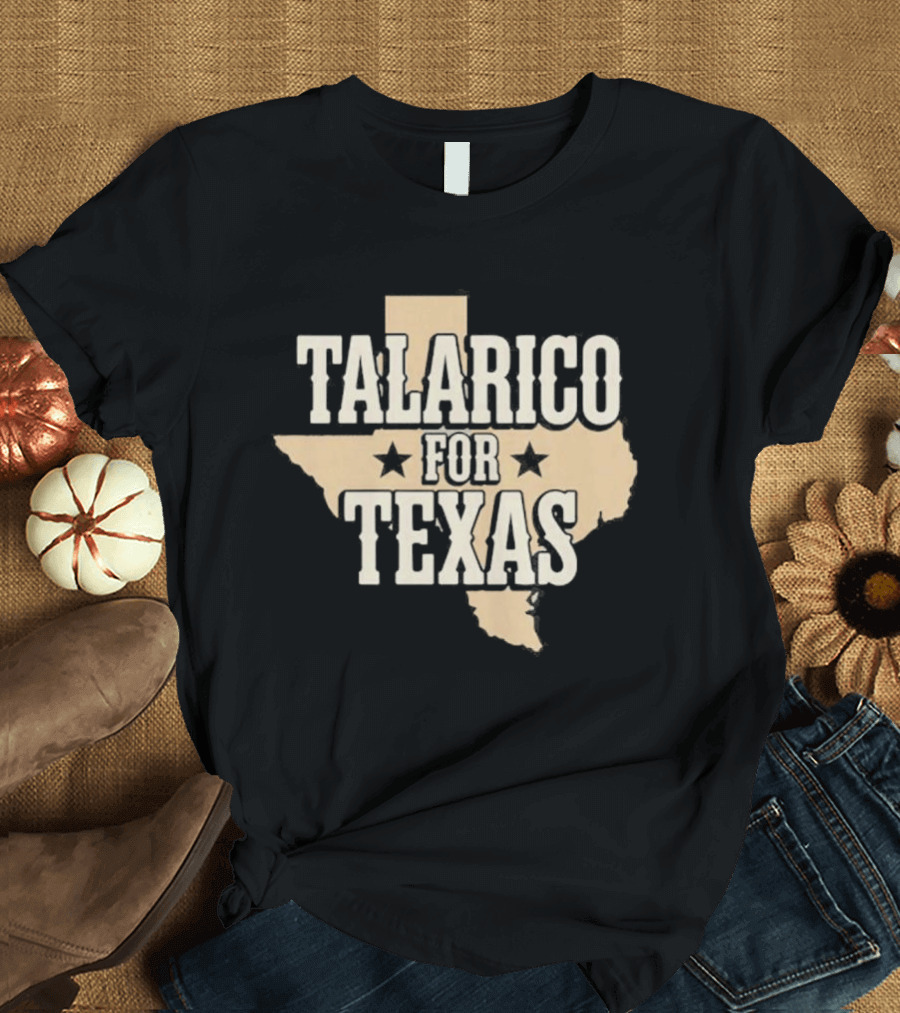 Talarico For Texas Campaign State Map T-Shirt