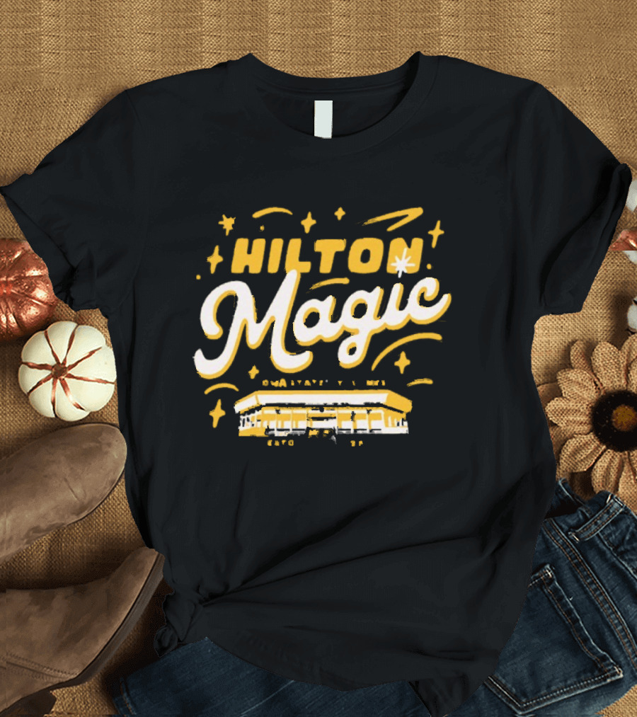Hilton Magic Iowa State Cyclones Basketball Est 1971 Stadium Heritage T-Shirt