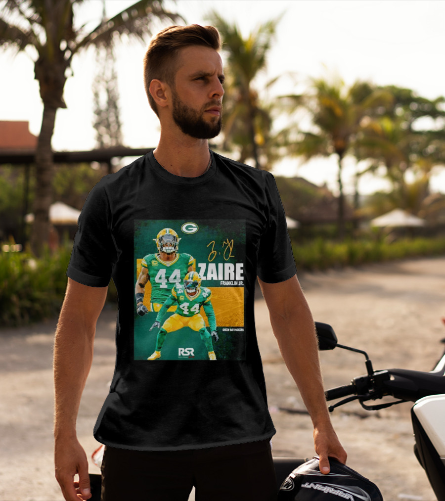 Zaire Franklin Jr Green Bay Packers 44 Signature Edition T-Shirt