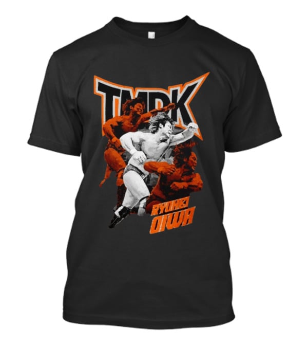 TMDK Ryohei Oiwa The Grip Wrestling Action Orange T-Shirt