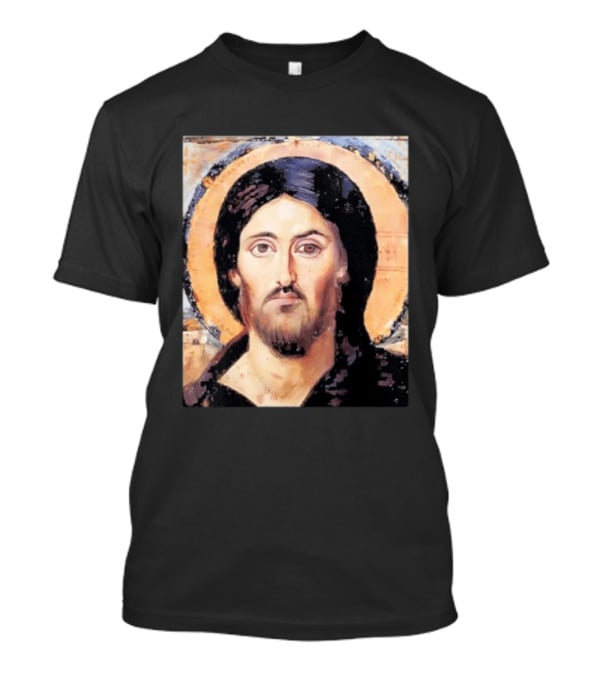 Jesus Christ Pantocrator Icon St. Catherine's Monastery Sinai T-Shirt