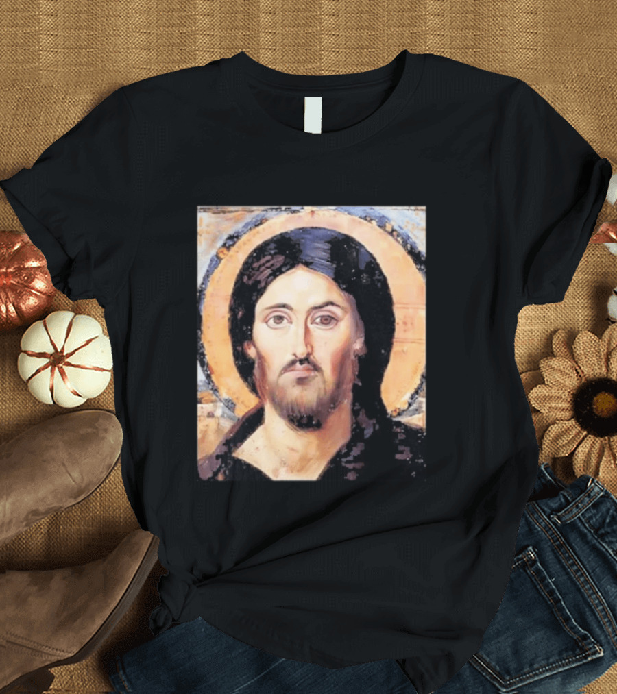 Jesus Christ Pantocrator Icon St. Catherine's Monastery Sinai T-Shirt