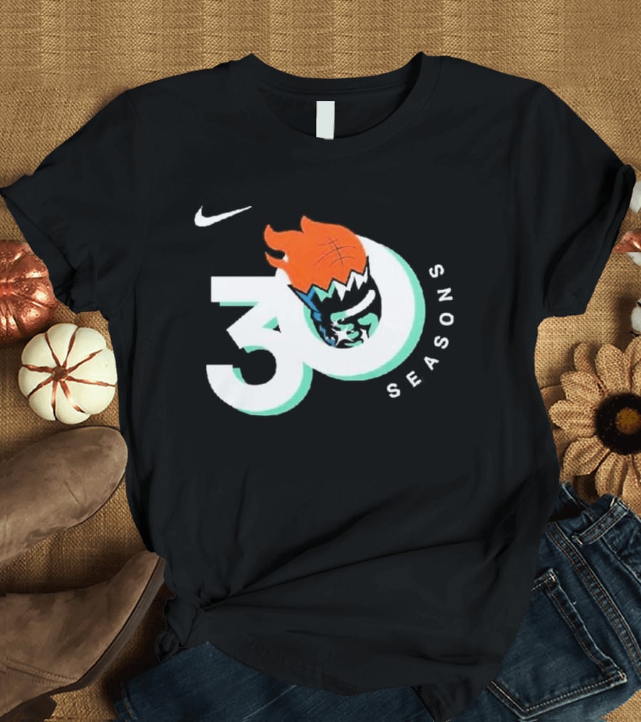 Nike New York Liberty 30 Seasons Anniversary T-Shirt