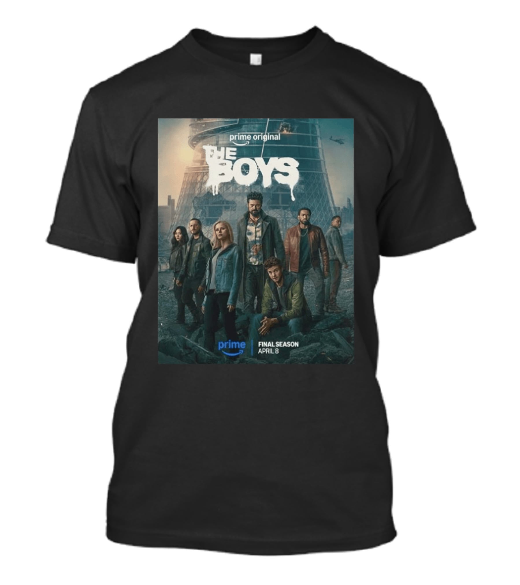 Prime Original The Boys Final Season April 8 Billy Butcher Team T-Shirt