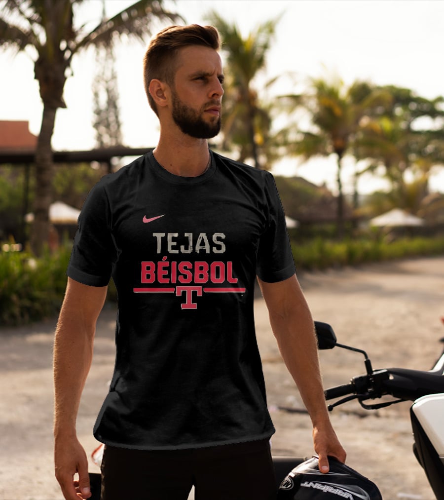Texas Rangers Tejas Béisbol 2026 Nike City Connect Wordmark T-Shirt