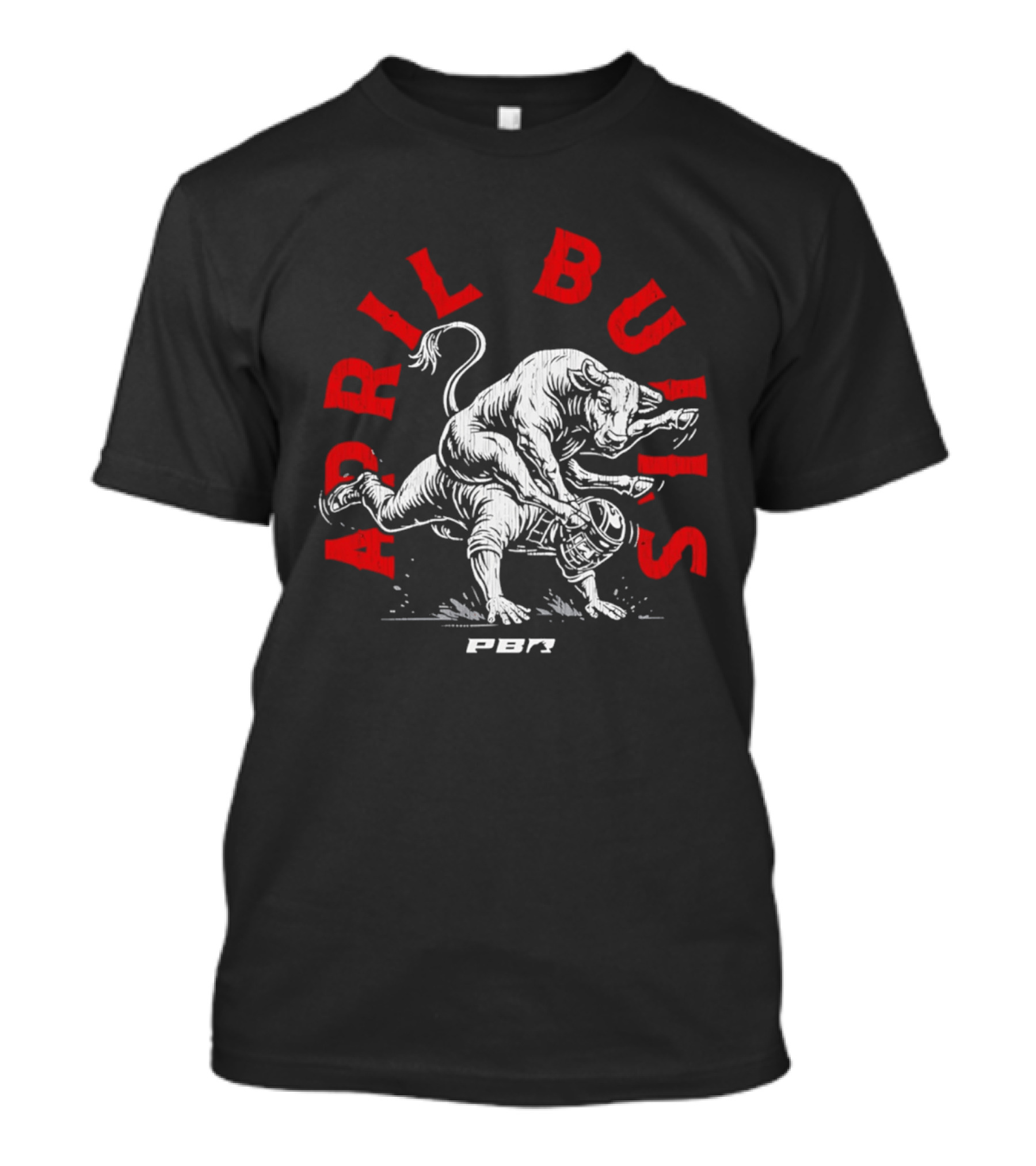 PBR April Bulls Riding Professional Bull Riders T-Shirt