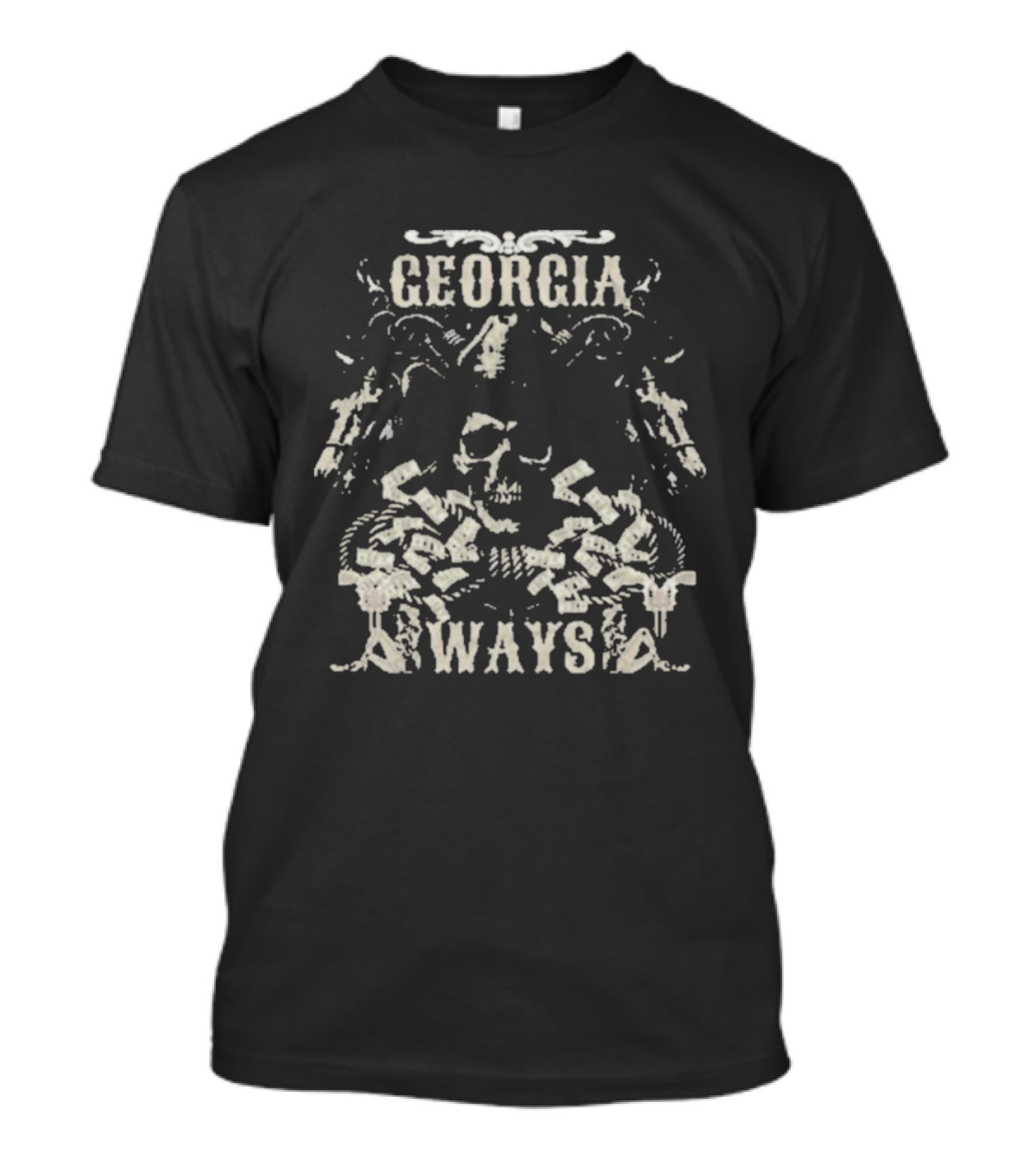 Quavo Skull Georgia Ways T-Shirt