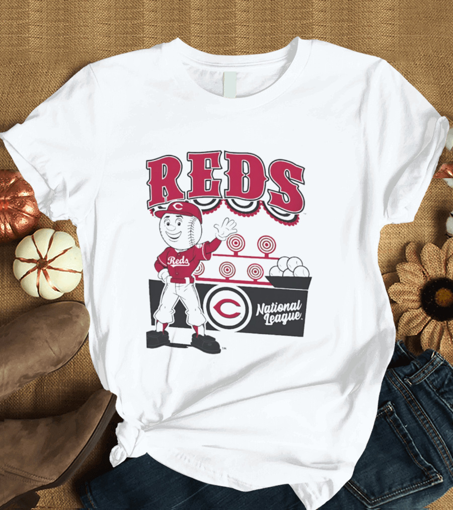 Cincinnati Reds 2026 Step Back Up National League Baseball T-Shirt