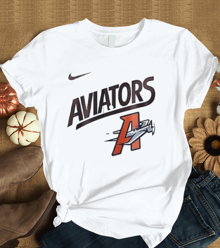 Nike Las Vegas Aviators A Logo Nike Swoosh T-Shirt