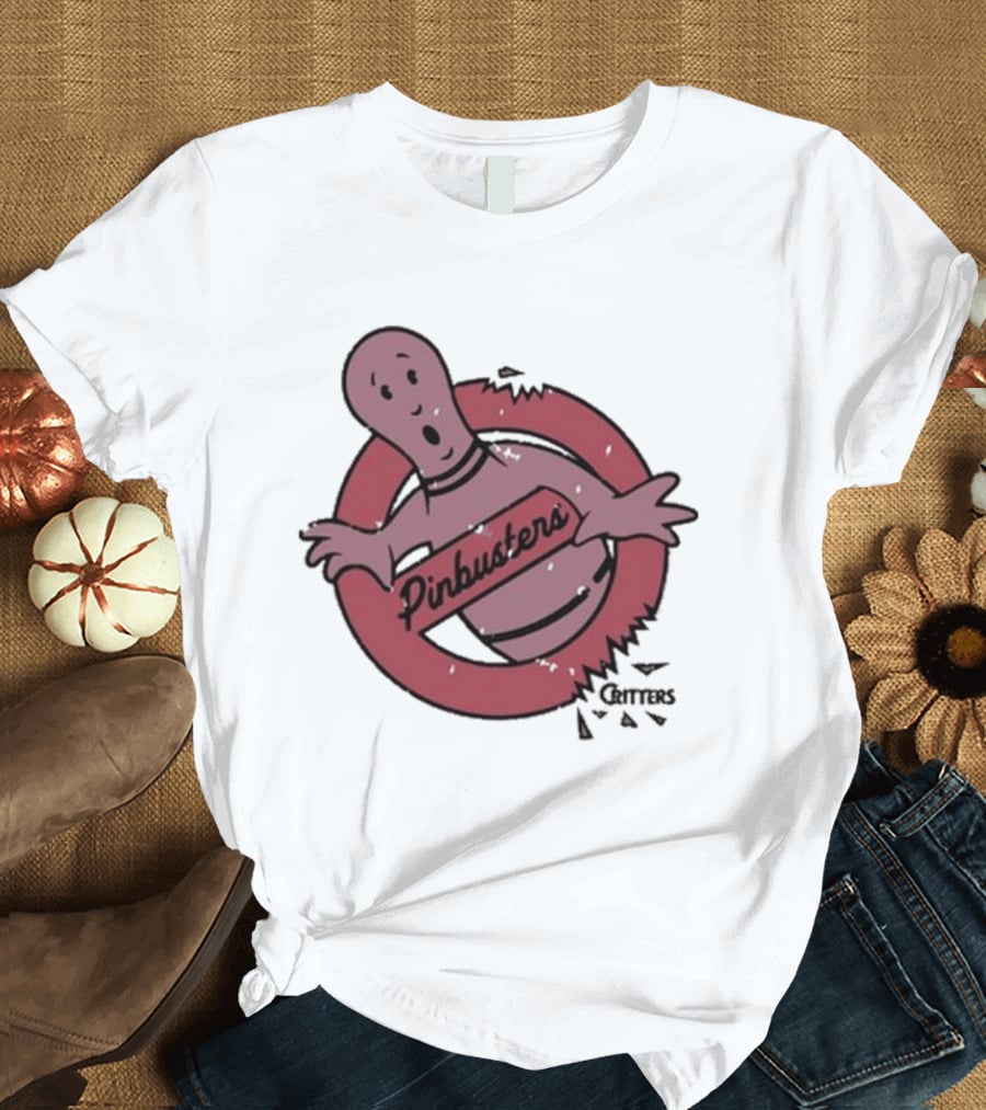 Pinbusters Parody Bowling Ghost T-Shirt