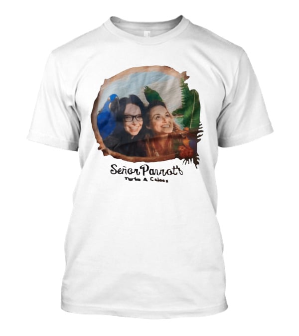 Señor Parrot Turks And Caicos Tropical Adventure T-Shirt