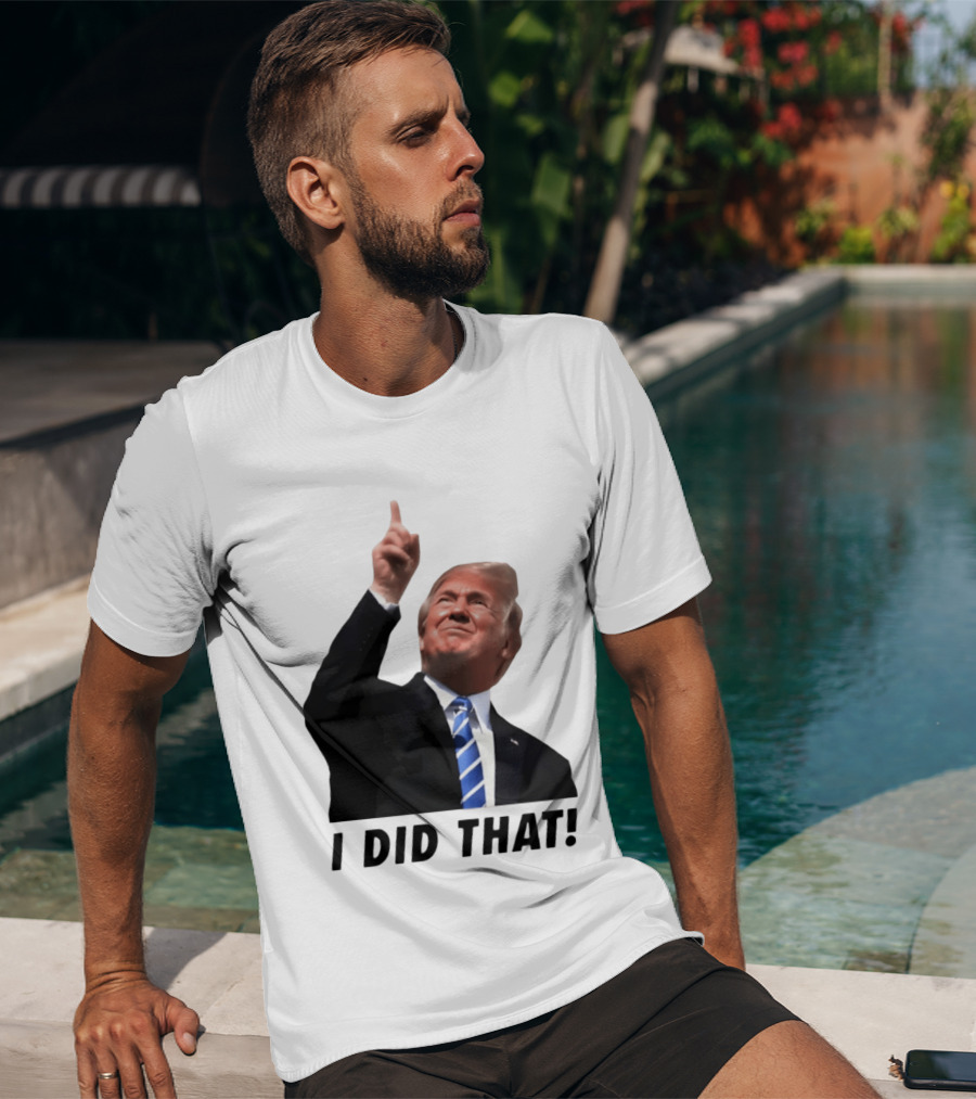Trump I Did That Pointing Gesture Price Commentary T-Shirt