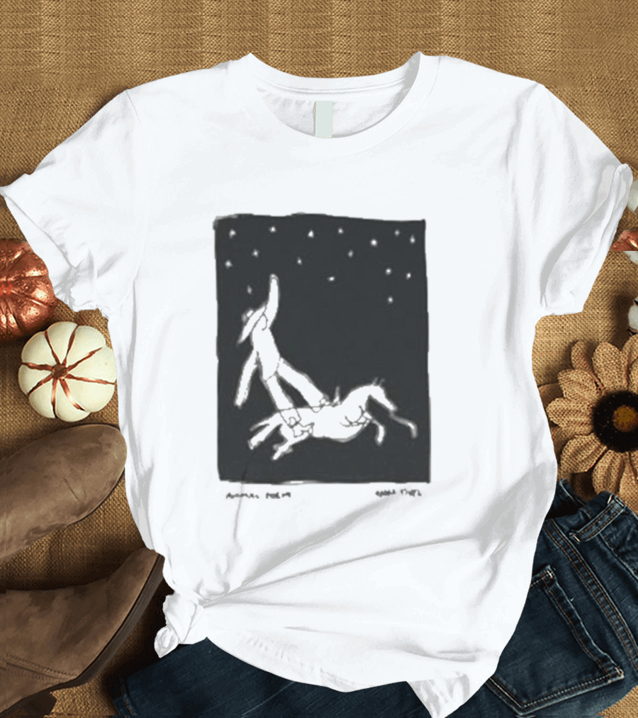 Anna Tivel Cowboy Under Starry Night T-Shirt