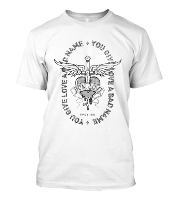 Bon Jovi You Give Love A Bad Name Since 1983 T-Shirt