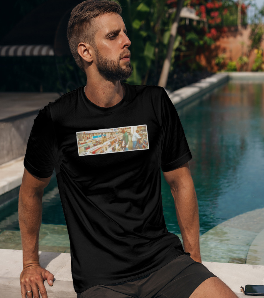 DJ Shadow Endtroducing Panoramic Record Store Scene T-Shirt