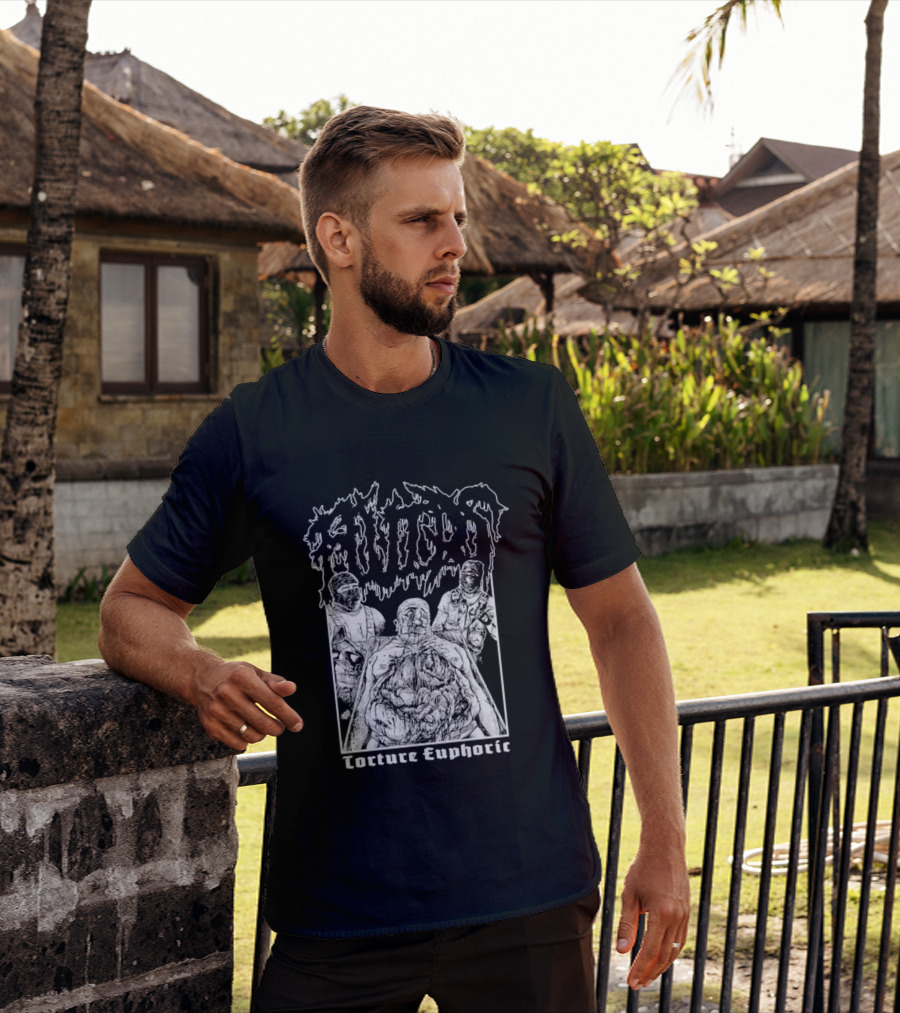 Fluids Torture Euphoric Gruesome Horror Fantasy T-Shirt