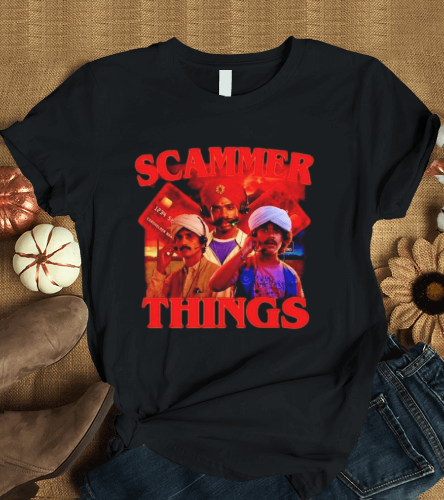 Scammer Things Credit Card Call Center T-Shirt
