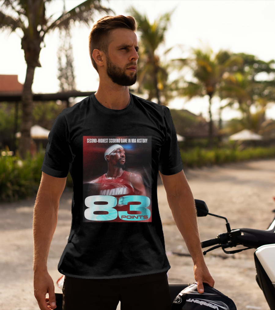 Miami 83 Points Bam Adebayo Second Highest Scoring Game In NBA History T-Shirt