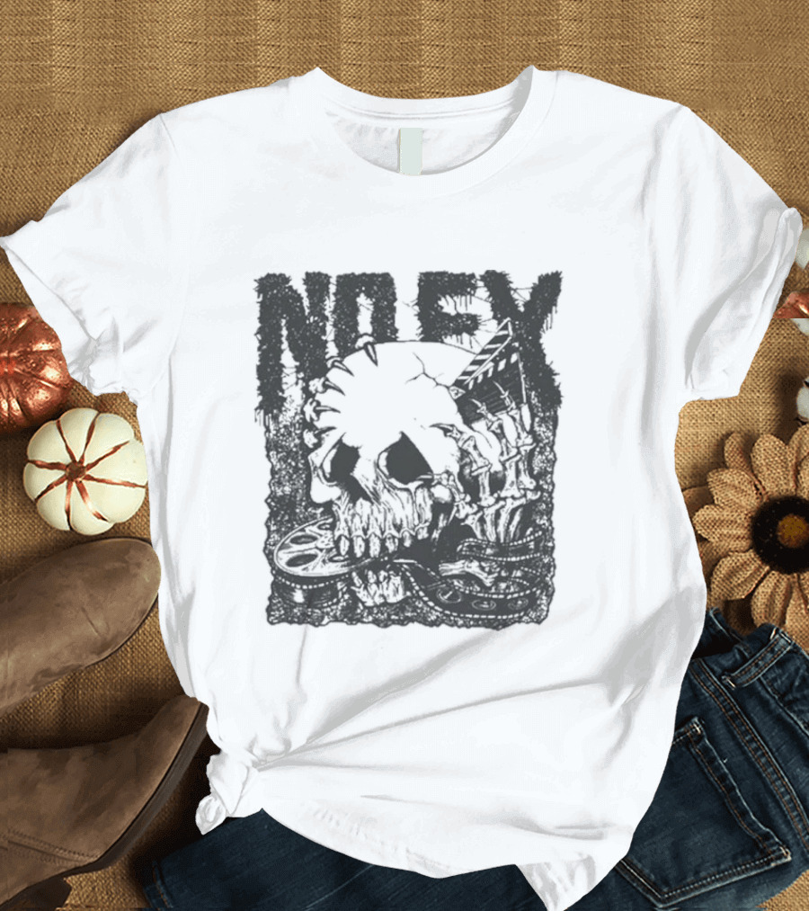 40 Years NoFX Film Skull Anniversary T-Shirt