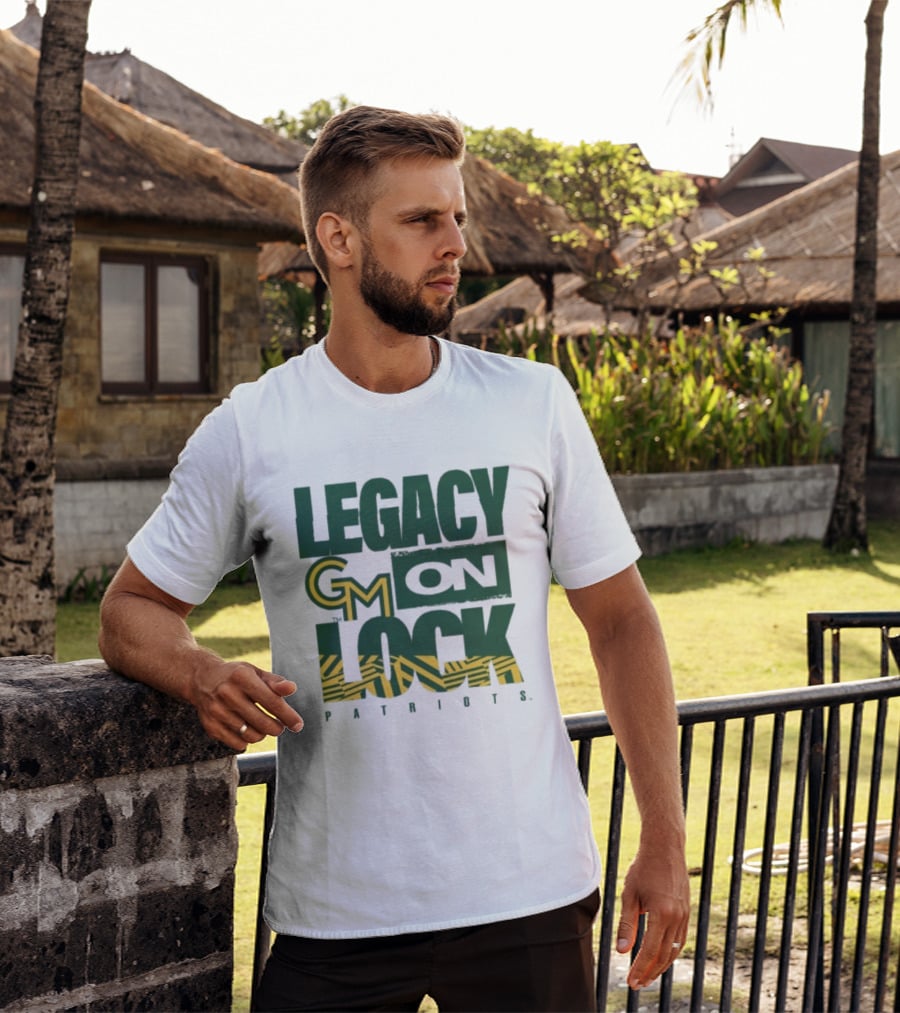 George Mason Patriots Legacy On Lock Basketball GM T-Shirt