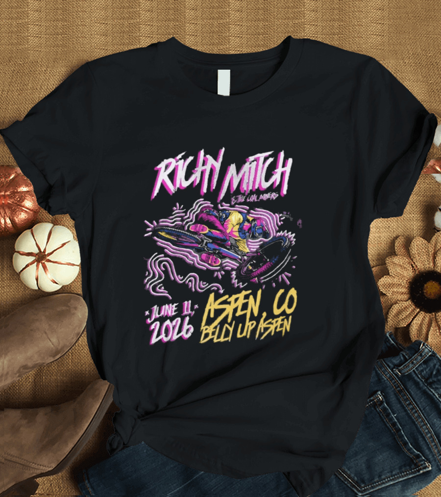 Richy Mitch And The Coal Miners June 11 2026 Aspen CO Belly Up Venue Event T-Shirt