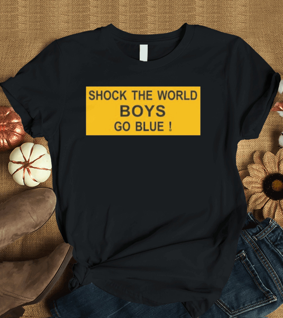 Shock The World Boys Go Blue T-Shirt