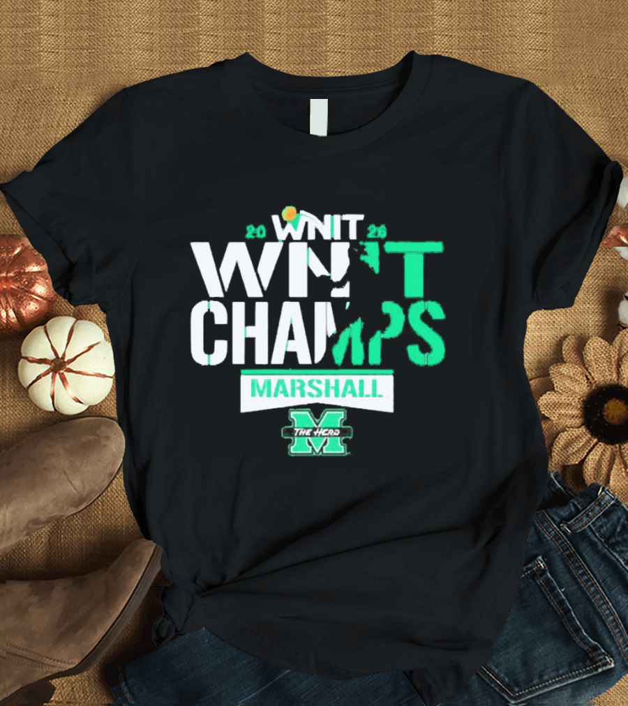 Marshall Thundering Herd 2026 WNIT Champs T-Shirt