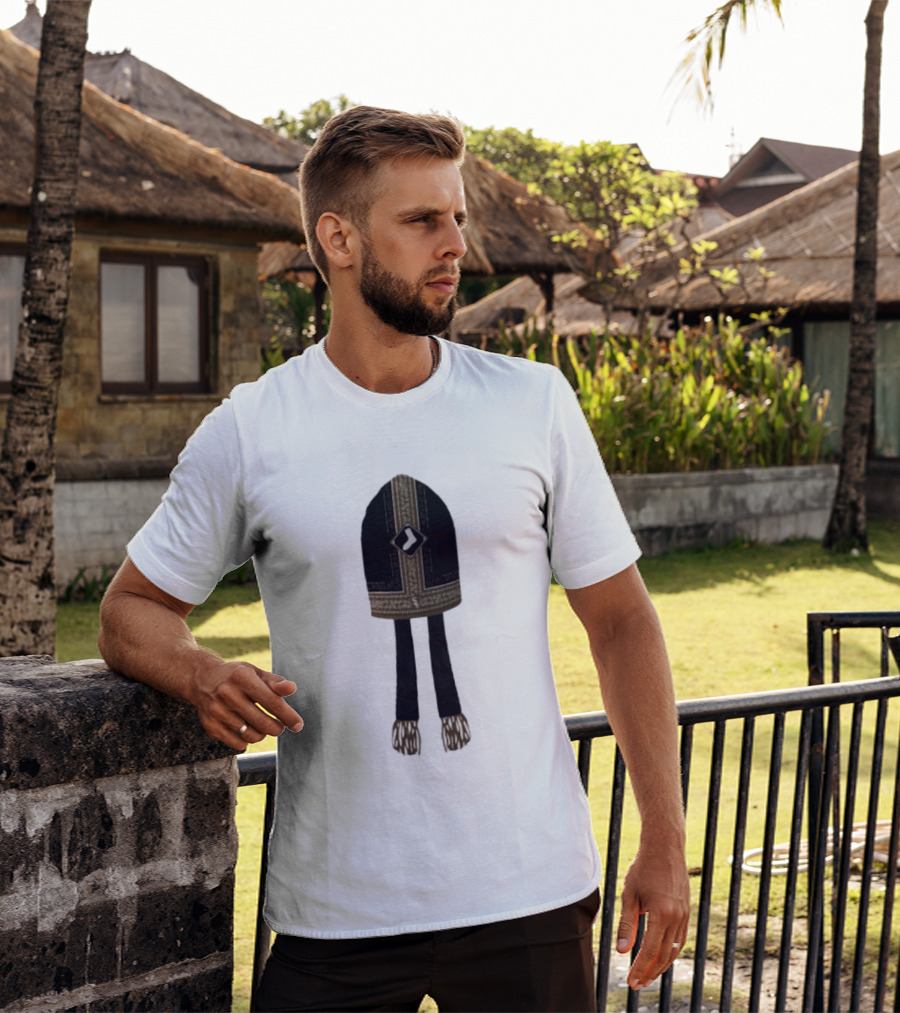 Pope Leo XIV Chicago White Sox Mitre Hat With Sox T-Shirt