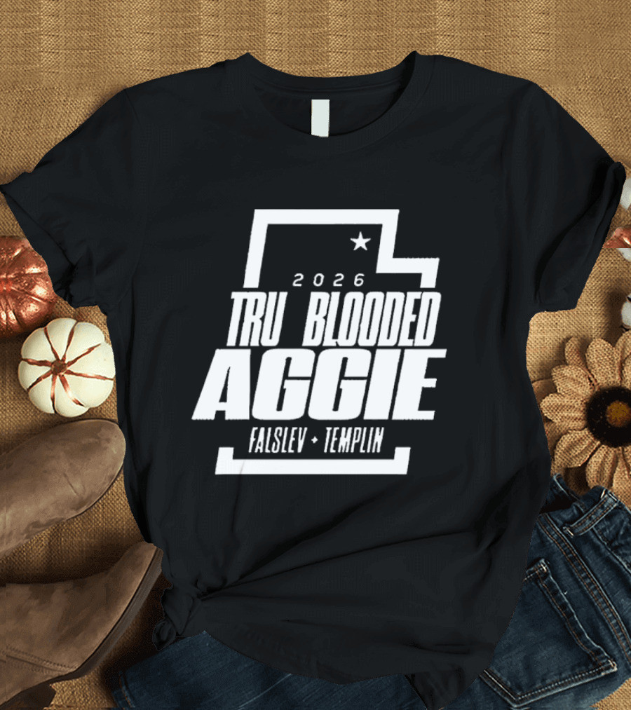 True Blooded Aggie Falslev Templin 2026 Utah Star T-Shirt