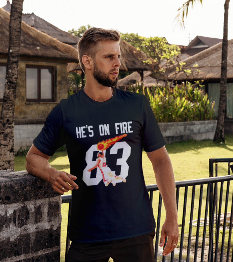 Bam Adebayo 83 Points He's On Fire Dunk Basketball T-Shirt